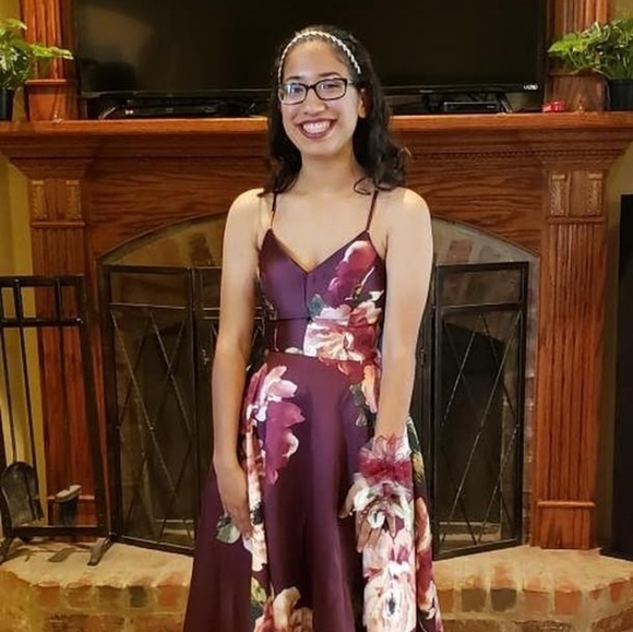 Floral Prom Dress - Picture 1 of 3